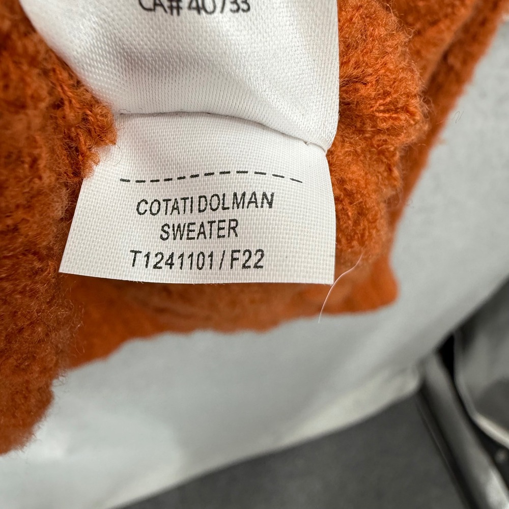 Toad&Co Cozy Crewneck Sweater in Burnt Orange - Picture 4 of 7